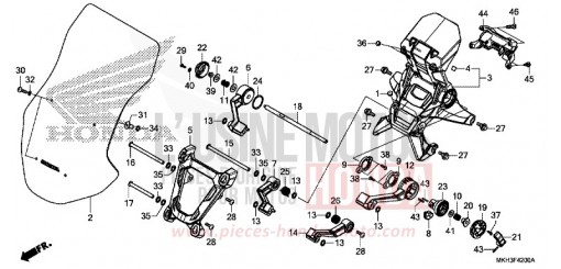 PARE-BRISE ADV750K de 2019
